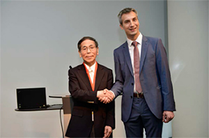 Photographed at Press Conference of SPS IPC Drives 2015 in Nuremberg.